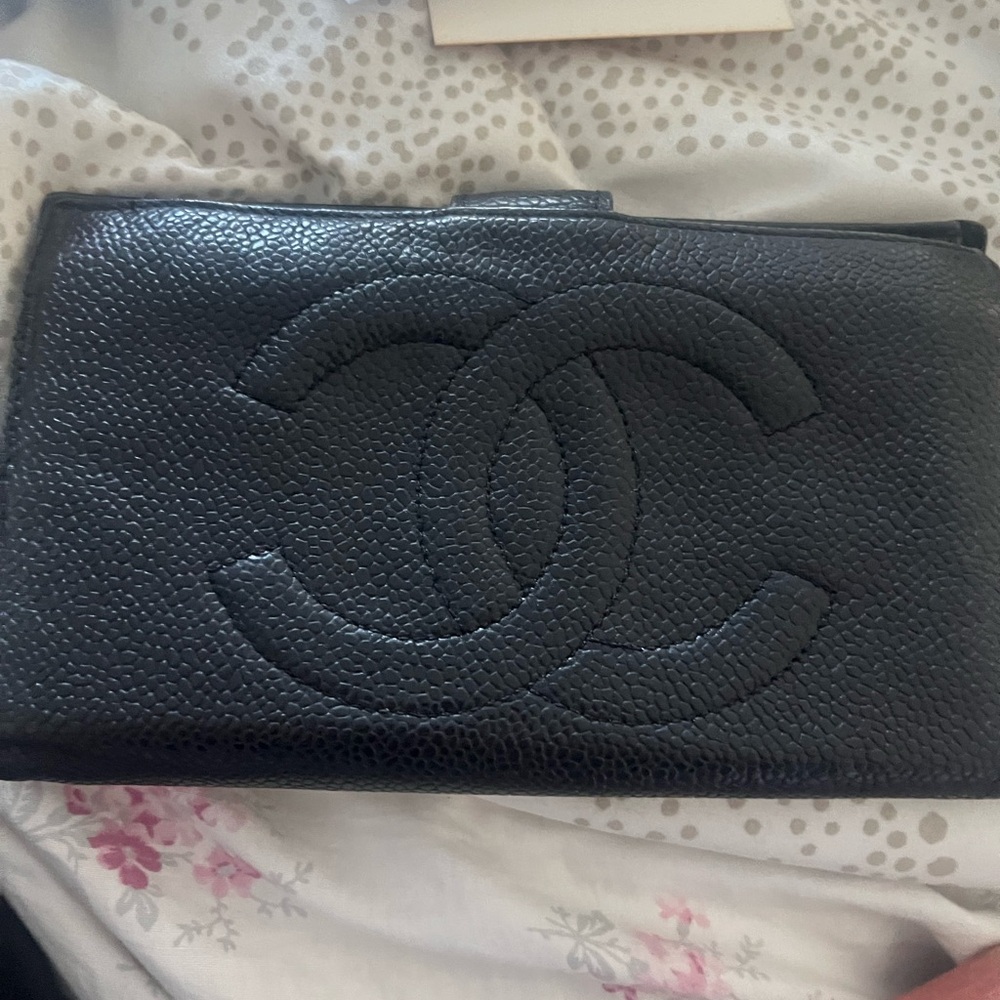 Chanel black wallet